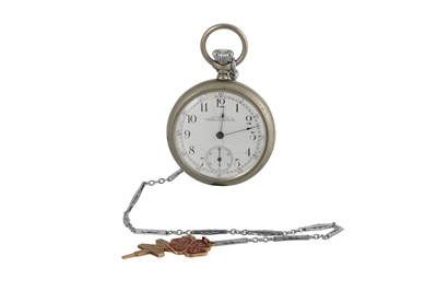 Lot 431 - AN ANTIQUE WALTHAM OPEN FACED POCKET WATCH,...