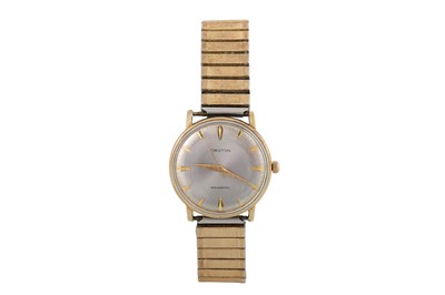 Lot 470 - A VINTAGE GOLD PLATED 'CROTON' AUTOMATIC WRIST...