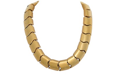 Lot 9 - A VINTAGE GIVENCHY COSTUME NECKLACE, shaped...