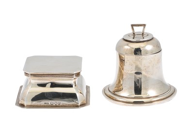 Lot 511 - TWO SILVER INKWELLS, London & Birmingham hallmark