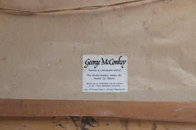 Lot 523 - GEORGE MC CONKEY (IRL 20th CENTURY) Sailing...