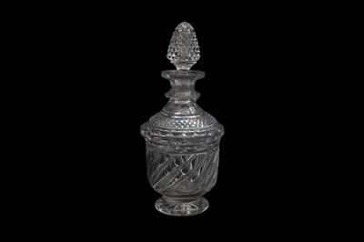 Lot 494 - A LATE GEORGIAN, EARLY VICTORIAN DECANTER,...