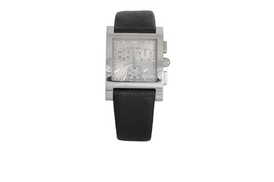 Lot 358 - A GENT'S STAINLESS STEEL LONGINES WRIST WATCH,...