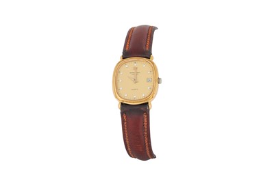 Lot 431 - A LADY'S 18CT GOLD PLATED RAYMOND WEIL WRIST...