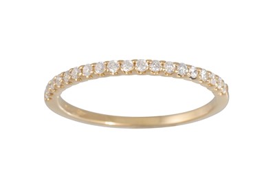 Lot 232 - A DIAMOND HALF ETERNITY RING, mounted in 18ct...