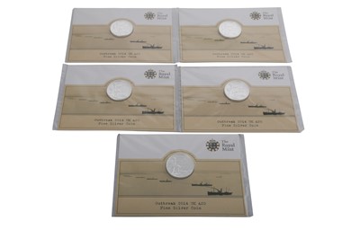 Lot 552 - A 2003 SILVER PROOF BRITANNIA ENGLISH FOUR...