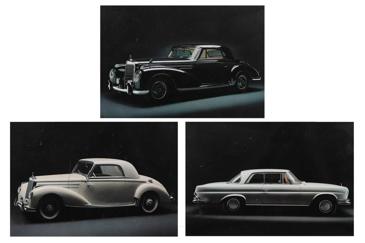 Lot 503 - THREE PHOTOGRAPHS OF CLASSICAL MERCEDES-BENZ...