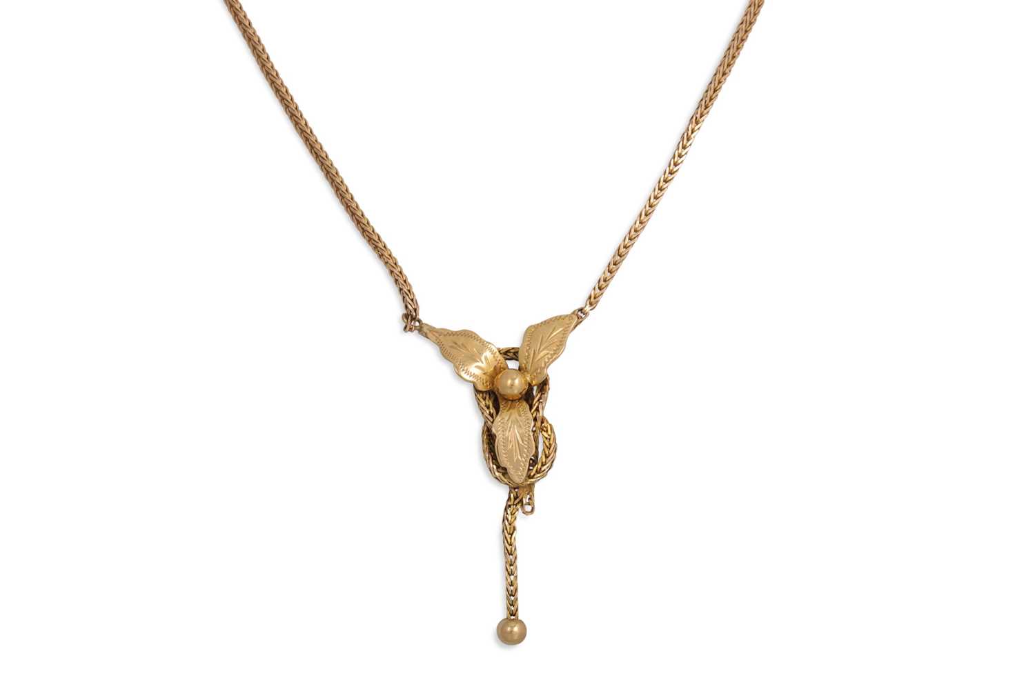 Lot 109 - A 9CT YELLOW GOLD PENDANT, in the form of a...