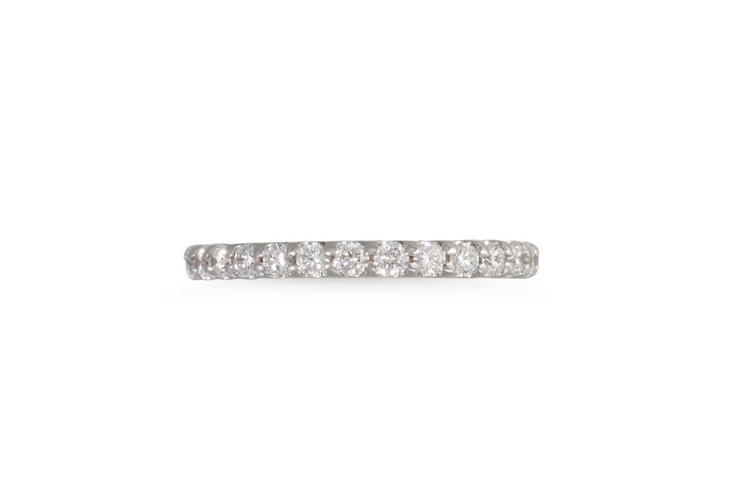 Lot 197 - A DIAMOND FULL BANDED ETERNITY RING, the...