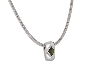 Lot 110 - AN 18CT GOLD MONT BLANC NECKLACE, the twisted...