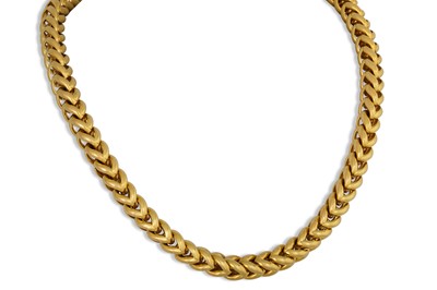 Lot 111 - AN ITALIAN 18CT GOLD NECKLACE, by Signretti,...