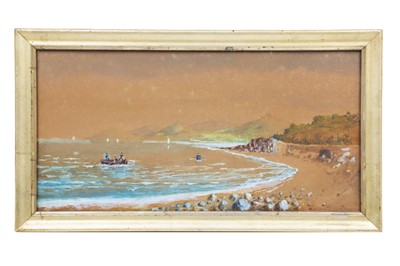 Lot 518 - R.B. BOOTH (IRL CIRCA 1900), View of fisherman...