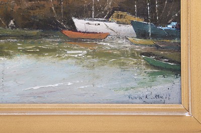 Lot 556 - BULLOCK HARBOUR, view of boats in harbour, Irl...