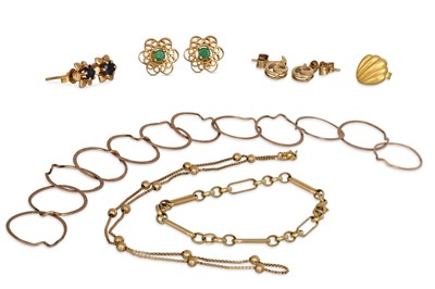 Lot 244 - A COLLECTION OF JEWELLERY ITEMS TO INCLUDE:...