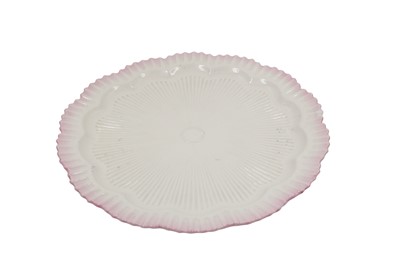 Lot 551 - AN EDWARDIAN IRISH BELLEEK LARGE CIRCULAR...