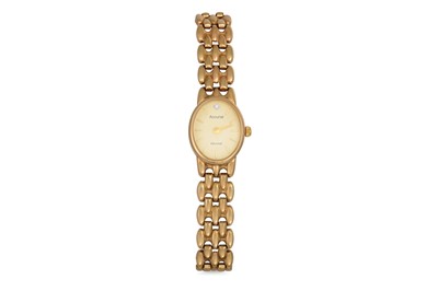 Lot 384 - A LADY'S ACCURIST WRIST WATCH, 9ct gold...