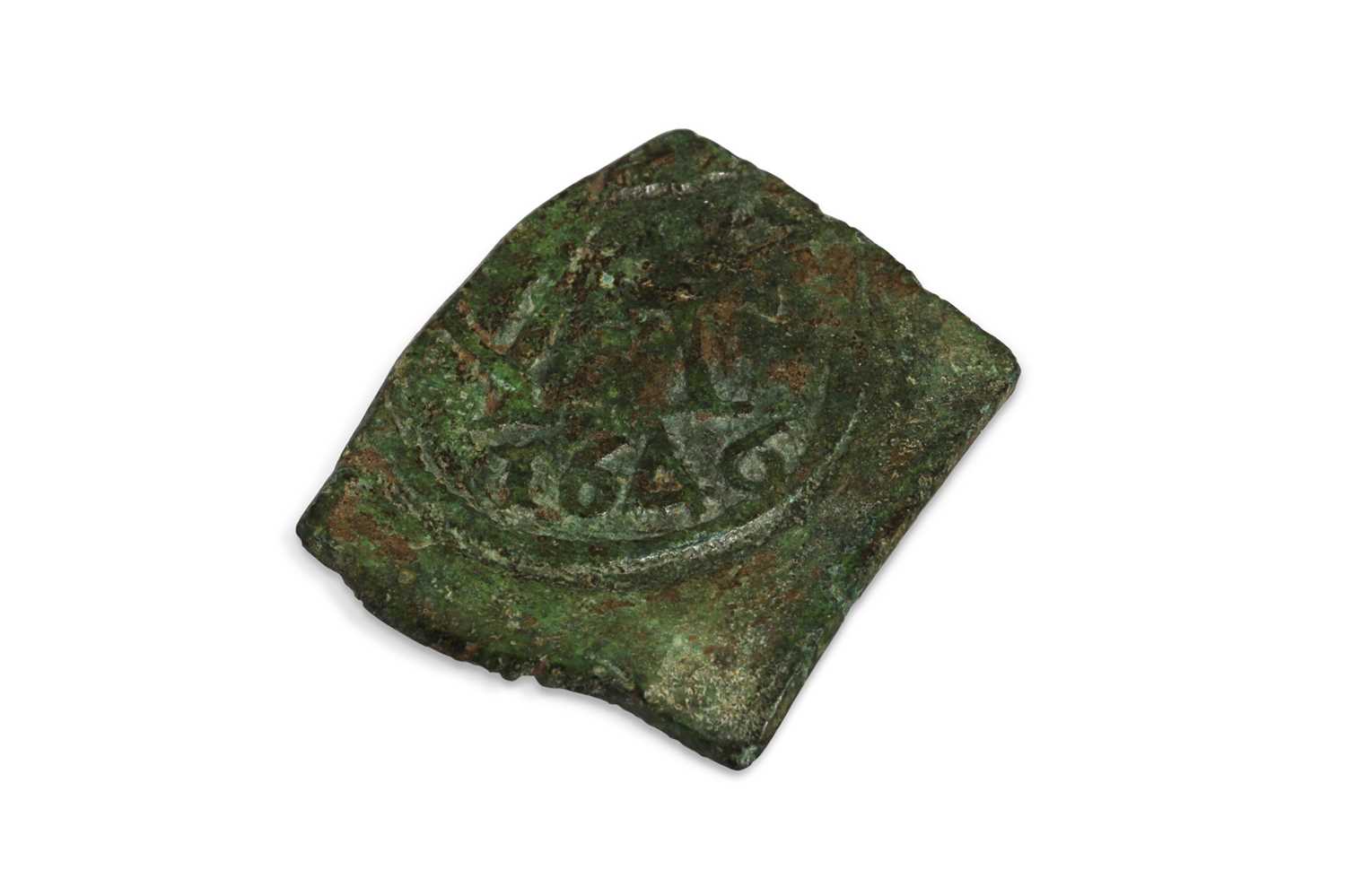 Lot 383 - A 1646 YOUGHAL FARTHING SIEGE MONEY, Charles I,...