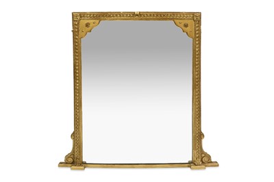 Lot 567 - A LATE 19TH CENTURY RECTANGULAR GILT & GESSO...