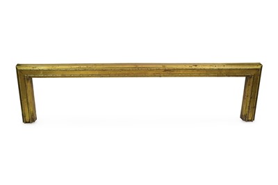 Lot 580 - A LATE 19TH CENTURY FIRESIDE FENDER, of plain...