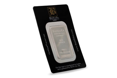 Lot 378 - A PLATINUM 10Z SEALED BAR, by Baird & Co.