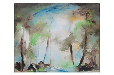 Lot 591 - CARMEL MOONEY, (IRISH CONTEMPORARY) Woodland...