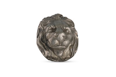 Lot 229 - AN UNUSUAL PEWTER SNUFF BOX, depicting an...