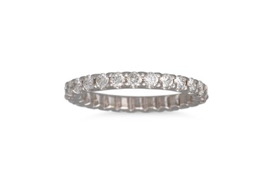 Lot 164 - A FULL BANDED DIAMOND ETERNITY RING, in 18ct...