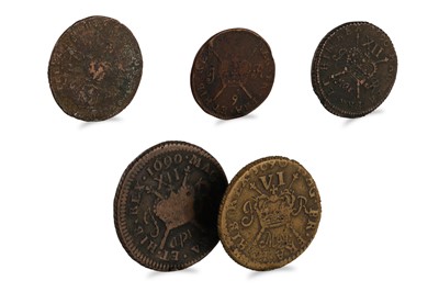 Lot 413 - A 1690 JAMES II IRISH GUNMONEY CROWN FINE...