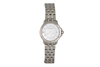 Lot 467 - A LADY'S RAYMOND WEIL GENEVE WRISTWATCH,...