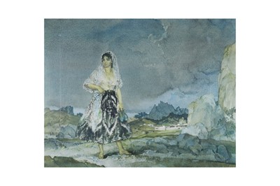 Lot 548 - AFTER SIR WILLIAM RUSSELL, Girl in a landscape,...