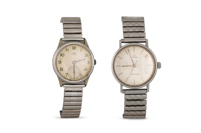 Lot 391 - TWO VINTAGE OMEGA WRIST WATCHES, both for...