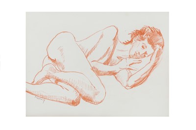 Lot 517 - BRIAN MERRY (IRISH 1940 - 2023), Untitled nude,...