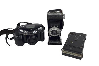 Lot 575 - A COLLECTION OF THREE CAMERAS, including a...