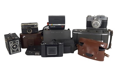 Lot 578 - A COLLECTION OF 11 CAMERAS, including a Purma...