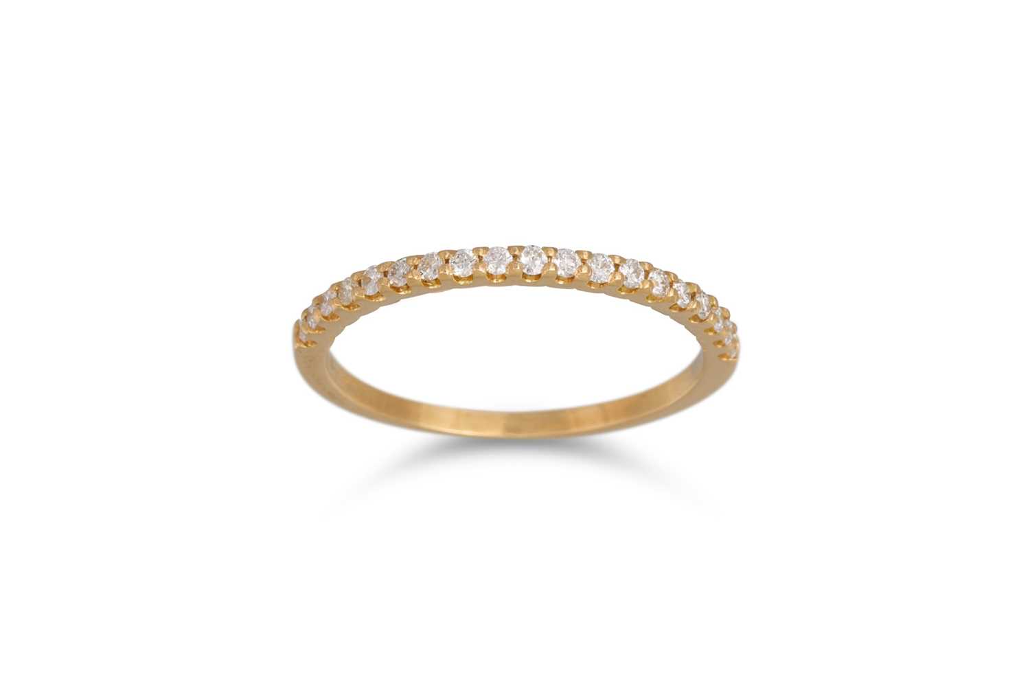 Lot 171 A DIAMOND HALF ETERNITY RING The Brilliant
