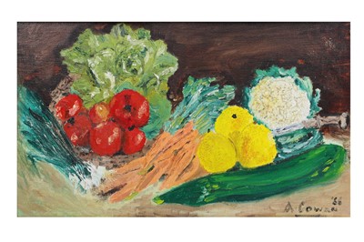 Lot 593 - ANN COWAN (UK 20th Century) Untitled, fruit...