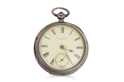 Lot 487 - A VICTORIAN OPEN FACED POCKET WATCH, By A....