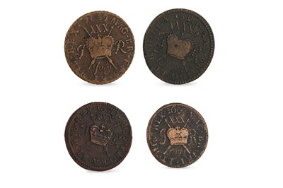 Lot 441 - 1689-90 COLLECTION OF 4 X JAMES II IRISH...