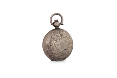 Lot 555 - AN ANTIQUE SILVER SOVEREIGN HOLDER, engraved...