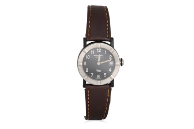 Lot 441 - A RAYMOND WEIL GENEVE WRISTWATCH, brown...