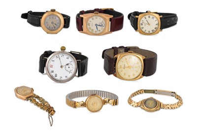 Lot 411 - A COLLECTION OF EIGHT VARIOUS LADY'S VINTAGE...