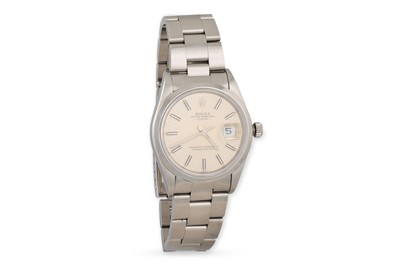 Lot 389 - A GENT'S STAINLESS STEEL ROLEX OYSTER...