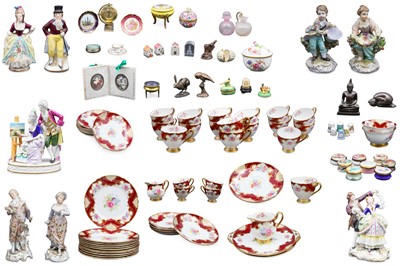 Lot 478 - A MISCELLANEOUS COLLECTION OF FINE BONE CHINA,...