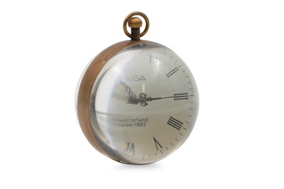 Lot 512 - A MODERN SPHERE BUBBLE CLOCK, the dial signed '...