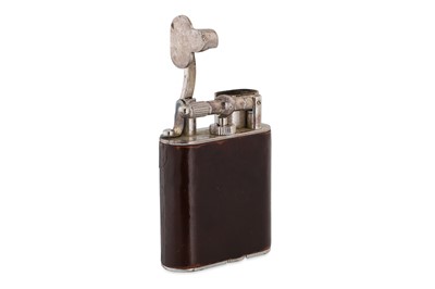 Lot 398 - A CASED MODERN CLASSIC DUNHILL LIGHTER, brown...