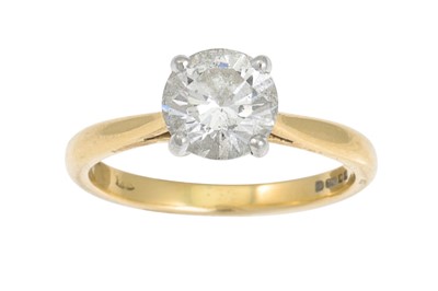 Lot 167 - A DIAMOND SOLITAIRE RING, mounted in 18ct...