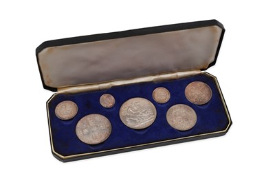 Lot 473 - AN 1887 SILVER JUBILEE CASED SET OF 8 SILVER...