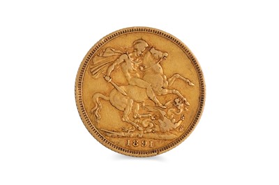 Lot 460 - A VICTORIAN GOLD FULL SOVEREIGN, English coin...