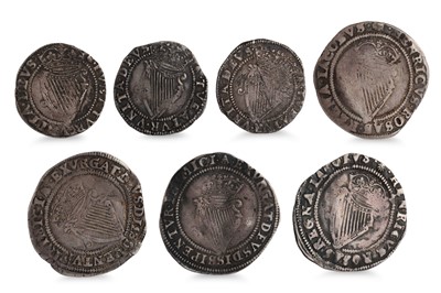 Lot 444 - 1603/04 JAMES I IRISH HARP COINS, 4 X...