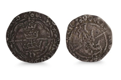 Lot 449 - 1483-1490 3 CROWNS COINAGE 2 x silver groat...